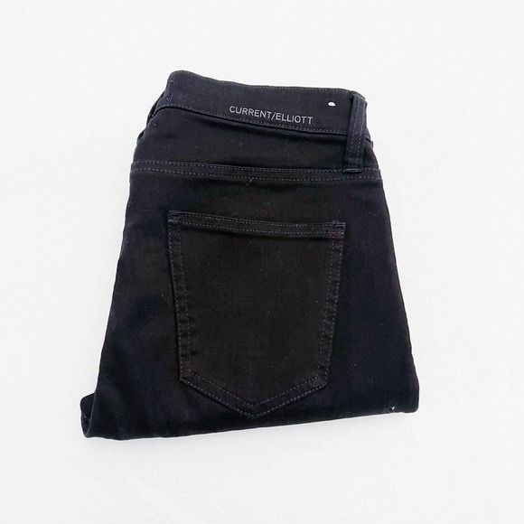 Current Elliott Black Denim Skinny Jeans SZ27 - Picture 7 of 7
